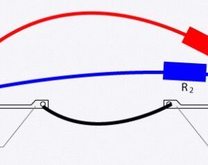 20 Ft Castline Silver 3.5mm TRS to 1/4" TS Mogami 2582 Stereo to Mono Summing Cable with Resistors