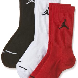 Nike Jordan Jumpman Dri-Fit Crew Socks 3 Pack Multi SX5545-011 (Medium 6-8)