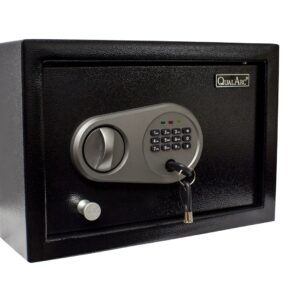 Qualarc NOCH-11EL Solid Steel Drawer or Wall Safe Keypad Lock for Handguns, Electronics and Valuables