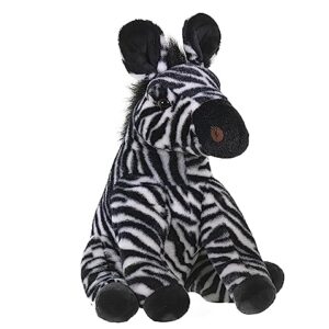 Wild Republic Zebra Plush, Stuffed Animal, Plush Toy, Gifts for Kids, Cuddlekins 12 Inches, Multicolor