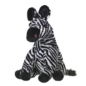 Wild Republic Zebra Plush, Stuffed Animal, Plush Toy, Gifts for Kids, Cuddlekins 12 Inches, Multicolor