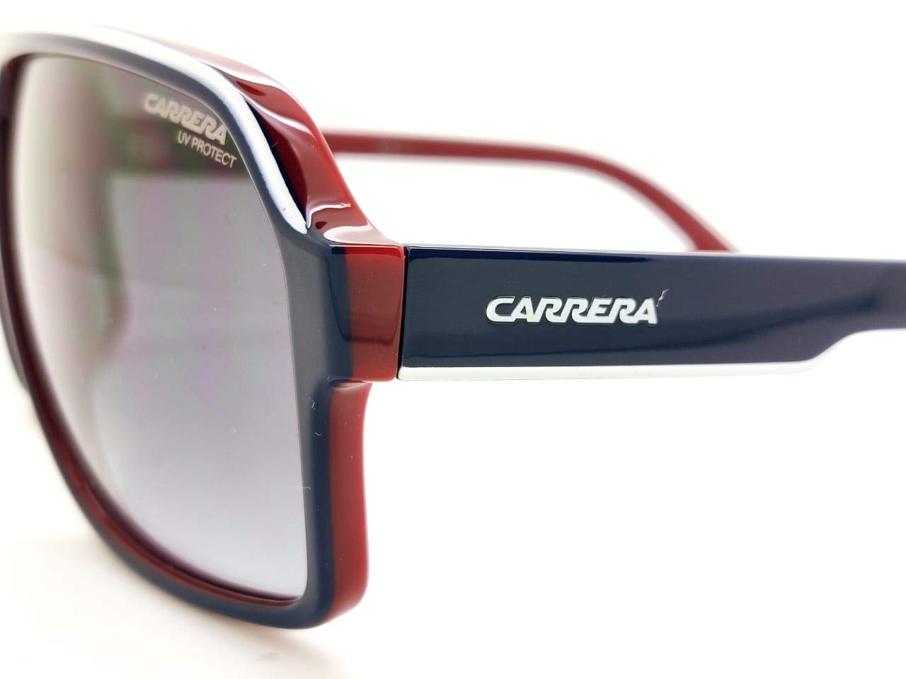 Carrera mens Carrera 1001/S Sunglasses, Blue Red/Dark Gray Gradient, 62mm 11mm US