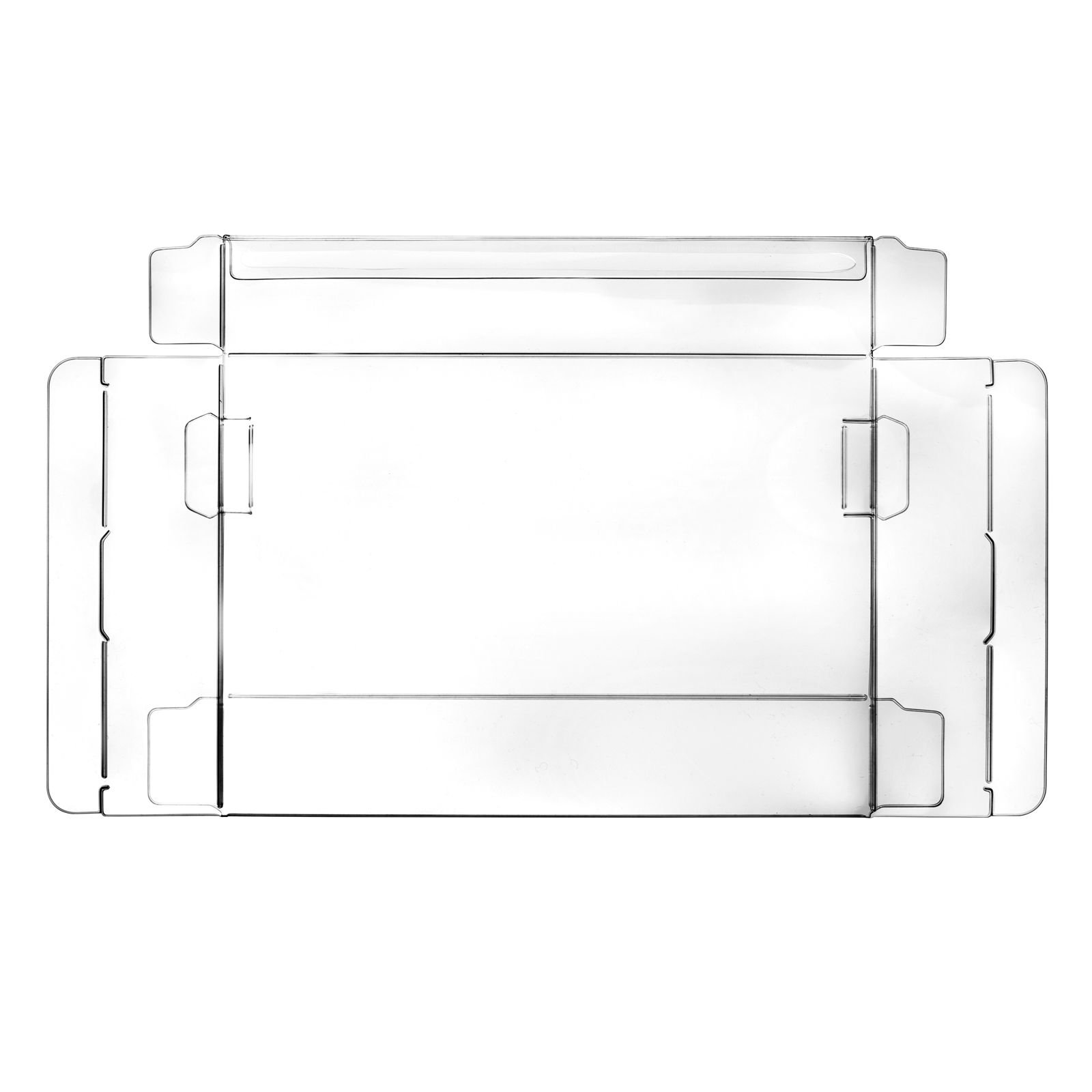 CHILDMORY 10Pcs Clear Box Case Sleeve CIB Protector for NES Games Cartridge Box