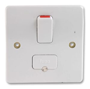 mk (electric) - 13a dp switched fused spur, white