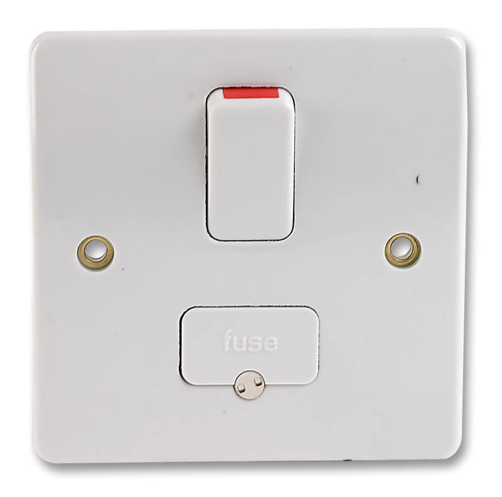 Mk (Electric) - 13A DP Switched Fused Spur, White