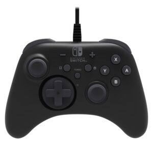 hori horipad wired controller for nintendo switch - turbo functions, detachable d-pad, precision analog sticks, fast-action shoulder buttons