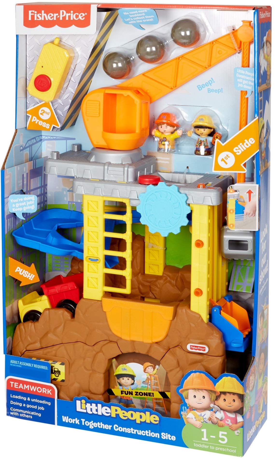 Fisher-Price Little People Work Together Construction Site Playset