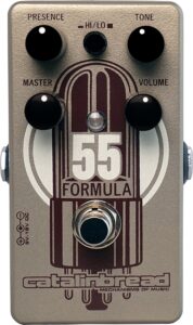 catalinbread formula no. 55 foundation overdrive guitar effects pedal