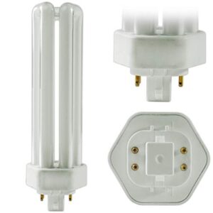 (6 Pack) PLT-42W 841, 4 Pin GX24Q-4, 42 Watt Triple Tube, Compact Fluorescent Light Bulb