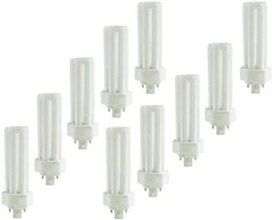 circle (10 pack) plt-42w 841, 4 pin gx24q-4, 42 watt triple tube, compact fluorescent light bulb