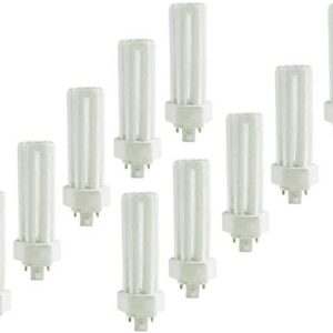 Circle (10 Pack) PLT-42W 841, 4 Pin GX24Q-4, 42 Watt Triple Tube, Compact Fluorescent Light Bulb