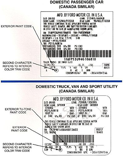 Genuine Ford Motorcraft PMPC-19500-7291A Touch Up Paint Bottle Blue Jeans N1 & Clear Coat