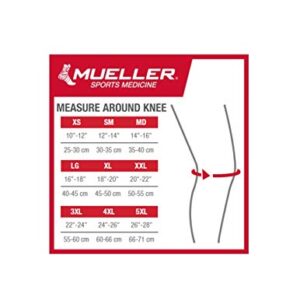 Mueller Sports Medicine Comfort Closed Patella Knee Sleeve, XXX-Large, 0.44 Pound, Black