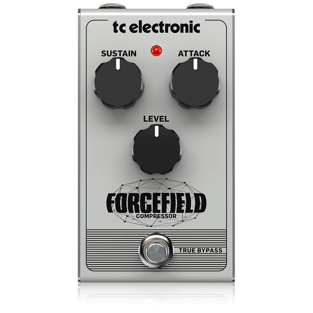 TC Electronic FORCEFIELD COMPRESSOR Classic Compressor/Limiter Pedal with Endless Sustain