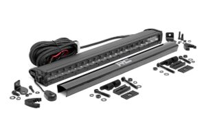 rough country 20" black series single row cree led light bar - 70720bl