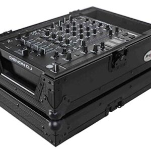 ProX XS-CDBL Flight Case for Pioneer CDJ-3000 DJS-1000 Denon SC6000 PRIME Large Format CD-Media Player Black on Black