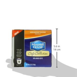 Maxwell House Breakfast Blend K-CUP Pods, 18 (Pack of 6)