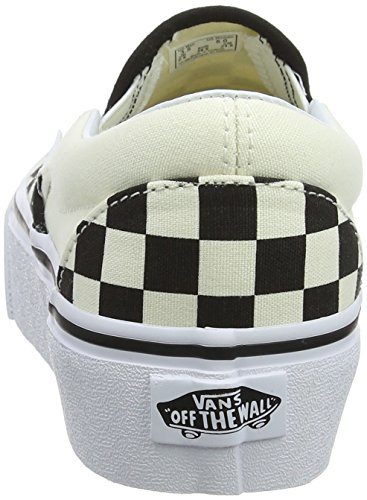 Vans Men's Low-Top Slip On Trainers, Black and White Checker W, 9