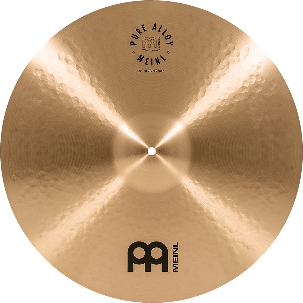 Meinl 20" Medium Crash Cymbal - Pure Alloy Traditional - Made in Germany, 2-YEAR WARRANTY (PA20MC)