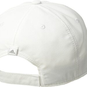 adidas Men's Contract Structured Adjustable Cap, White/Grey, One Size