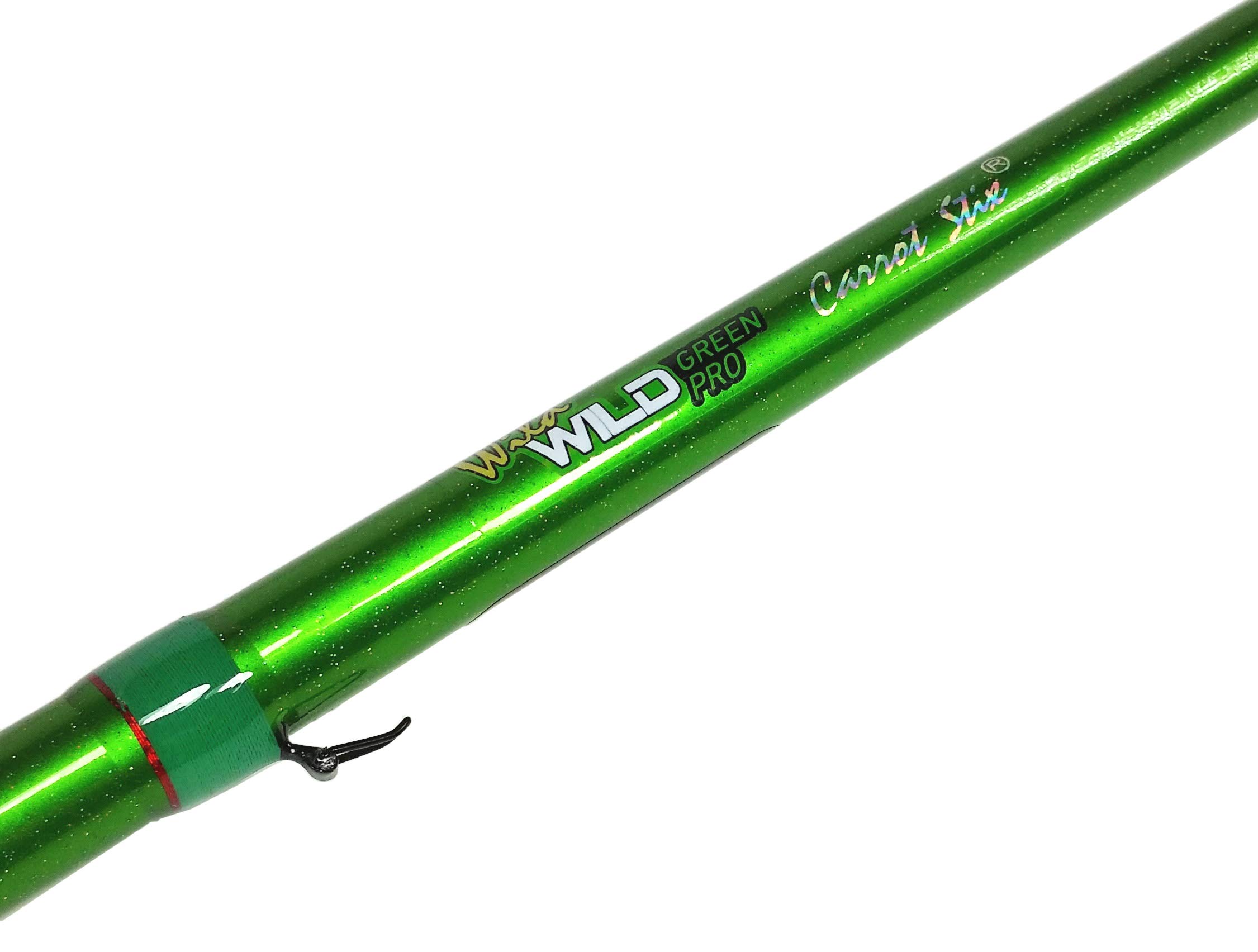 Carrot Stix Casting PRO Wild Wild Green Greenwater Inshore Fishing Rod (7 Foot, Medium Light)