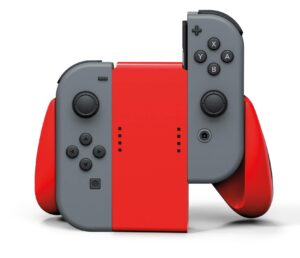 powera joy con comfort grips for nintendo switch - red