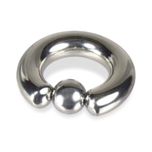 large gauge surgical steel captive bead ring cbr 2g-00g (2 gauge 18mm)