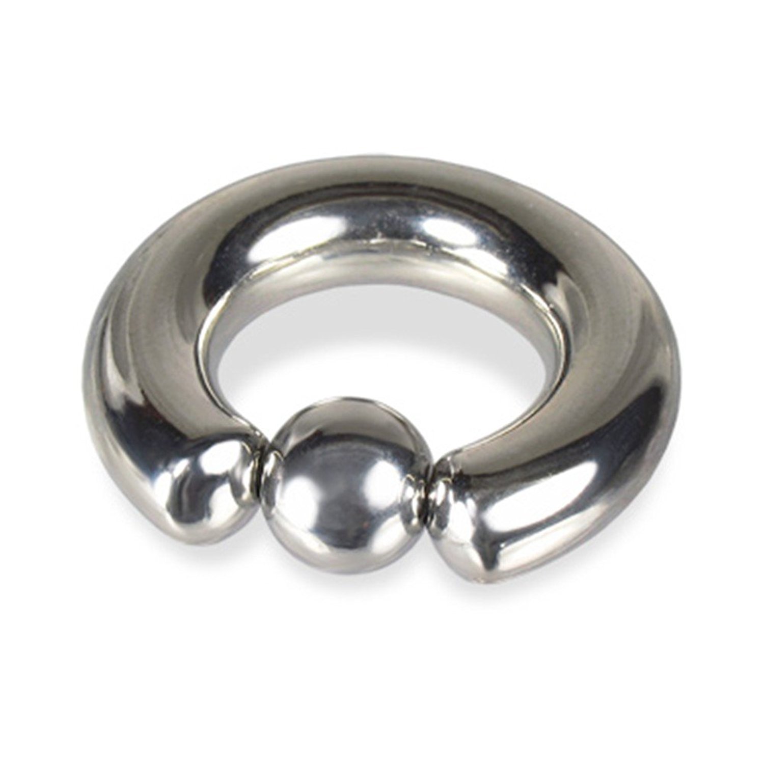 Large Gauge Surgical Steel Captive Bead Ring CBR 2G-00G (2 Gauge 18mm)