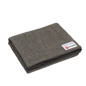 Manduka Recycled Wool Blanket, Sediment