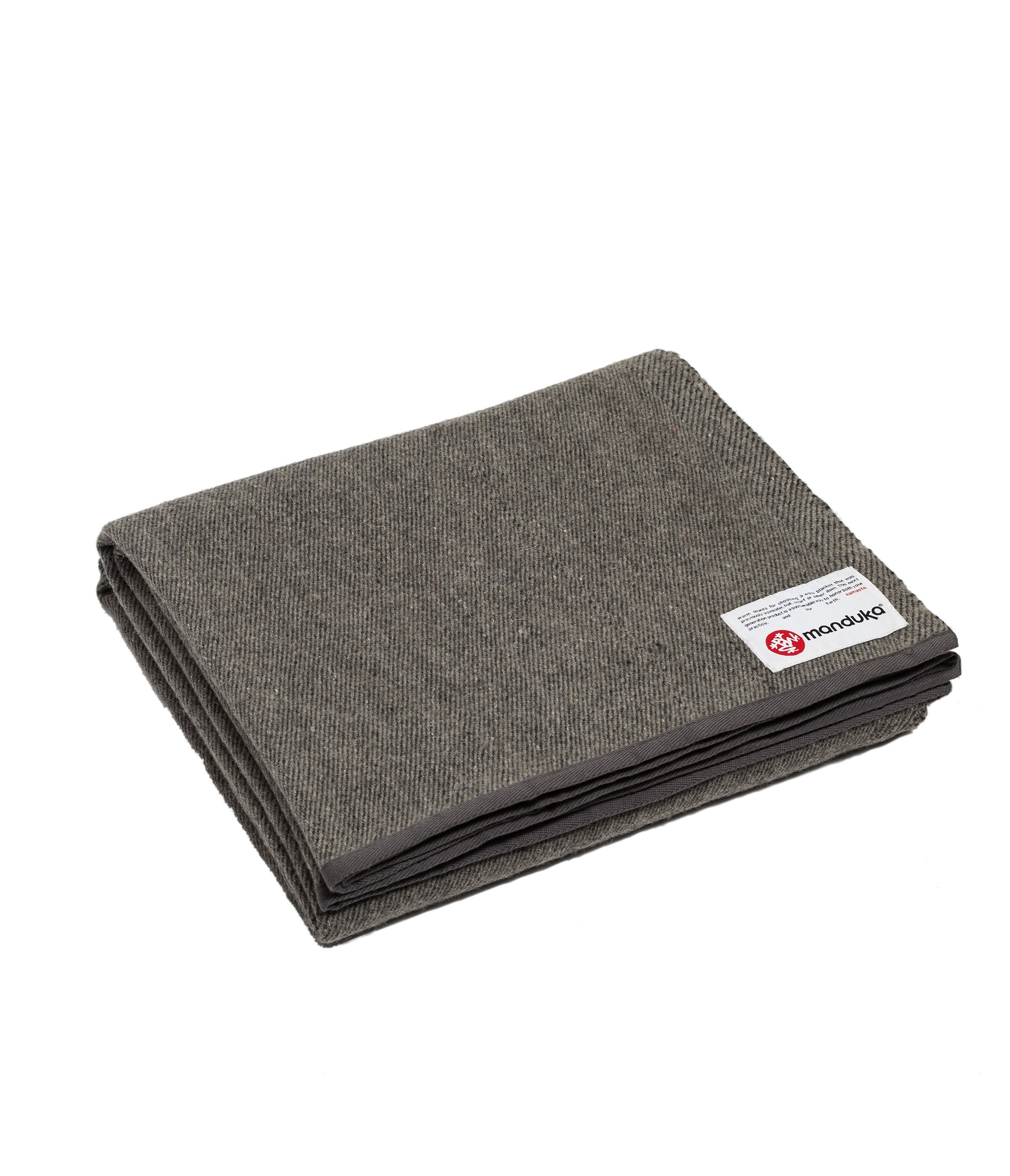 Manduka Recycled Wool Blanket, Sediment