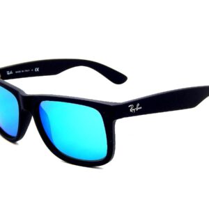 Ray Ban RB4165 622/55 Black/Blue Mirror 55mm Sunglasses