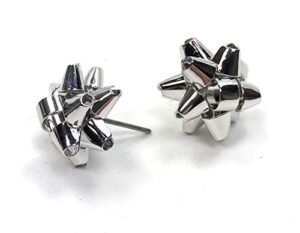 kate spade new york bourgeois bow stud earrings silver o0ru1069