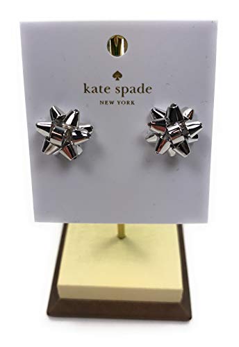 Kate Spade New York Bourgeois Bow Stud Earrings Silver O0RU1069