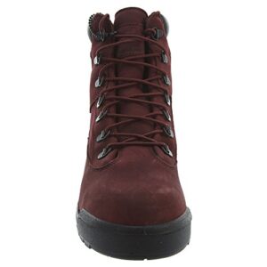 Timberland Mens 6 Inch Field Boot Burgundy (9)