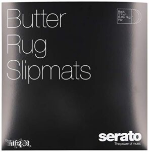 serato dj slipmat (osa-sm-blk-br) , black