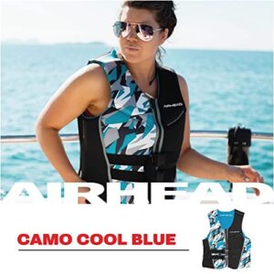 Airhead Men's US Coast Guard Approved CAMO COOL Kwik-Dry Neolite Flex Life Jacket