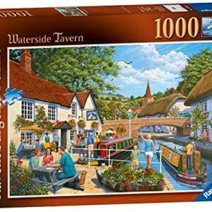 Ravensburger Waterside Tavern Jigsaw Puzzles 1000 Pieces for Adults and Kids Age 12 Years Up