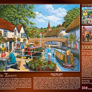 Ravensburger Waterside Tavern Jigsaw Puzzles 1000 Pieces for Adults and Kids Age 12 Years Up