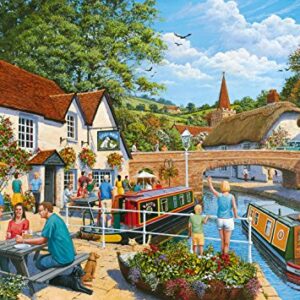 Ravensburger Waterside Tavern Jigsaw Puzzles 1000 Pieces for Adults and Kids Age 12 Years Up