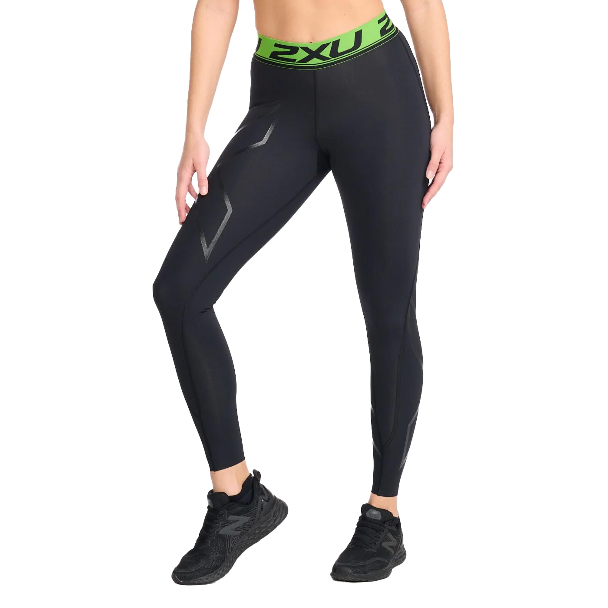 2XU Women's Refresh Recovery Compression Tights (Black/Nero, Medium)