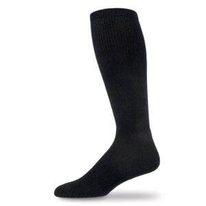 Thorlos Unisex TWL Western Thin Padded Over the Calf Sock, Black, Medium