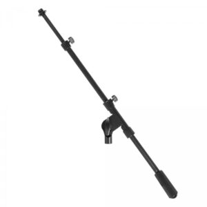 On-Stage MSA9800 Tele-Boom with Dual Microphone Capability,Black