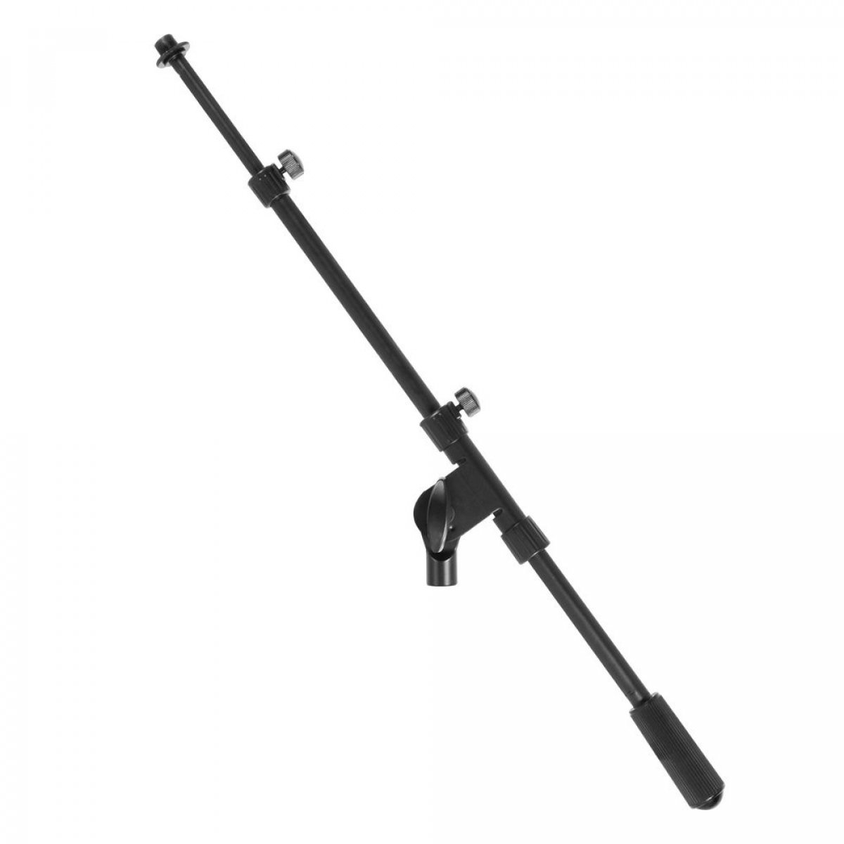 On-Stage MSA9800 Tele-Boom with Dual Microphone Capability,Black