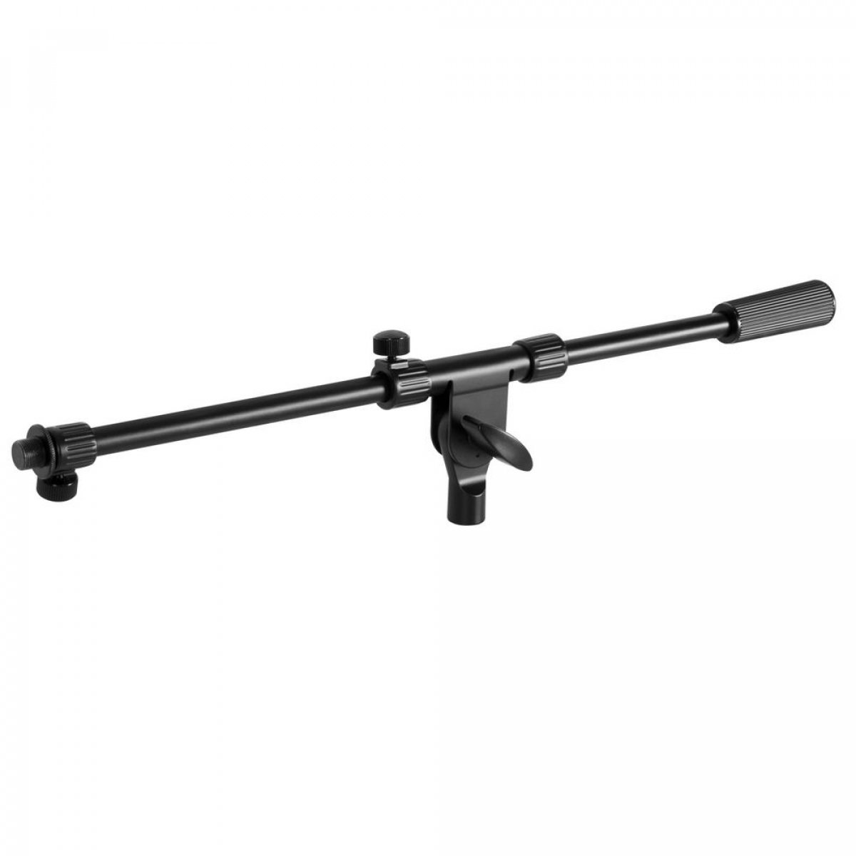 On-Stage MSA9800 Tele-Boom with Dual Microphone Capability,Black