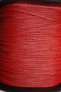 60x custom strings red & black speckled bcy #24 d loop rope release material 5'