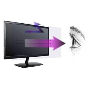 anti blue light screen protector (3 pack) for 23 inches (screen measured diagonally) desktop monitor. filter out blue light and relieve computer eye strain to help you sleep better