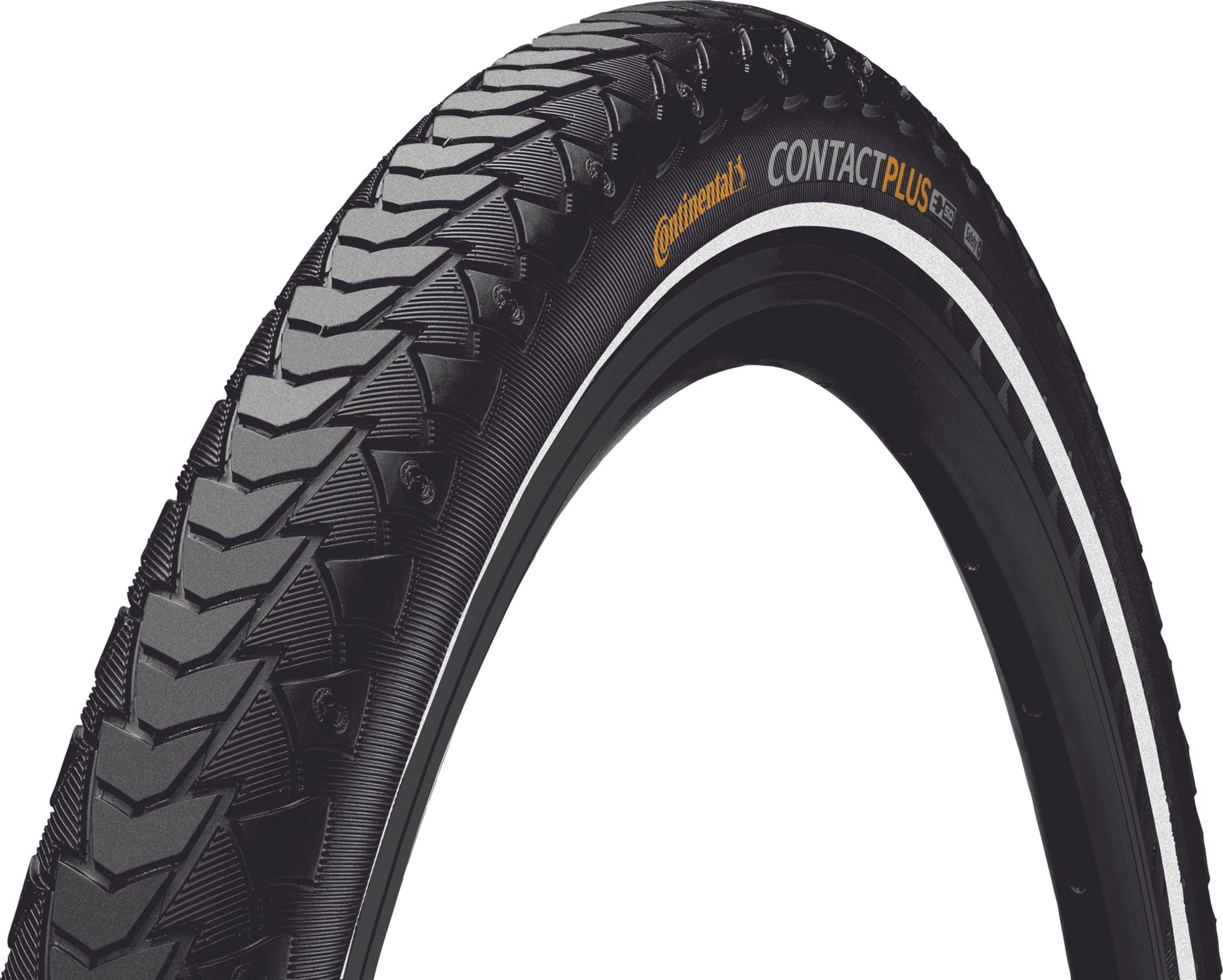 Continental Contact Plus ETRTO (42-635) 28 x 1 1/2 REFLEX Bike Tires, Black