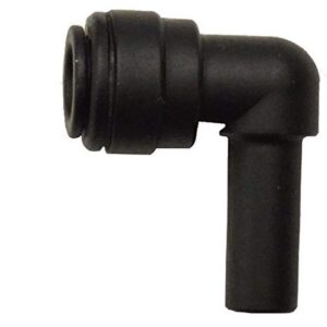 john guest speedfit pp221208e black 3/8" x 1/4" od polypropylene push-to-connect plug-in elbow (10-pack)