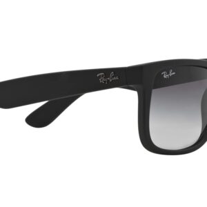 Ray-Ban Justin New Sunglasses (54 mm, Matte Black Frame Black Lens)