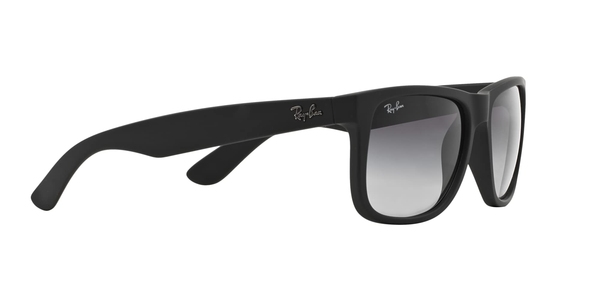 Ray-Ban Justin New Sunglasses (54 mm, Matte Black Frame Black Lens)